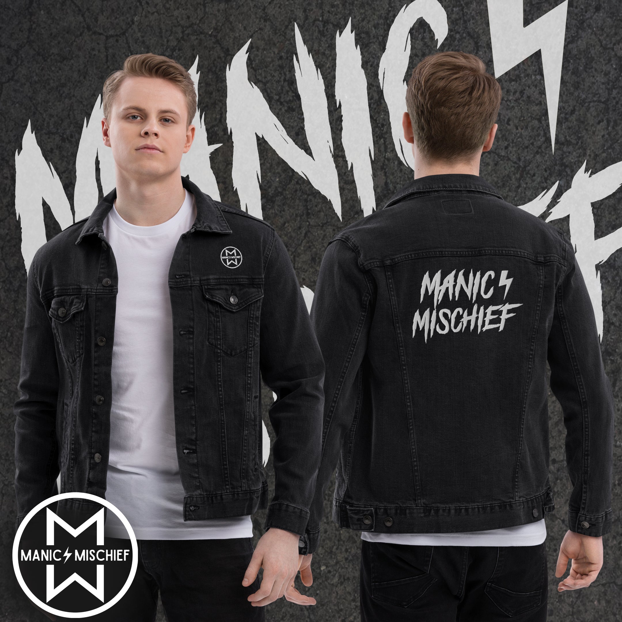 Manic Mischief Unisex Denim Jacket