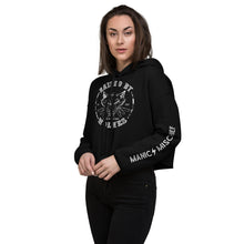 Load image into Gallery viewer, Raised by Wolves Women&#39;s Crop Hoodie
